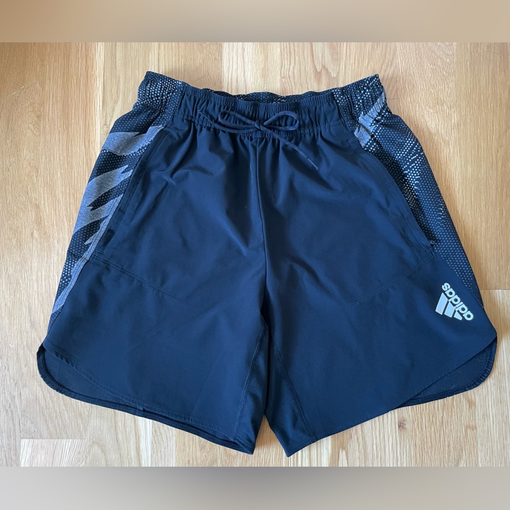 Men’s Adidas Aeoready Athletic Shorts, Black, Small